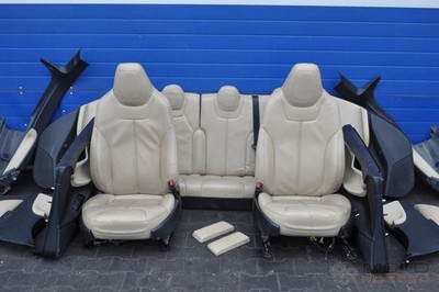 Tesla Model S  Tür Panel Innenausstattung el. Sitze Leder Rücksitz 