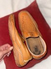 GBX Weaver Men's Brown Leather Woven Slip-On Loafers Almond Toe US 9.5 M — photo 4