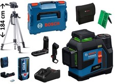 BOSCH Linienlaser Kreuzlinienlaser GLL 100-33 CG + Empf&auml;nger LR7 + Stativ 184 cm