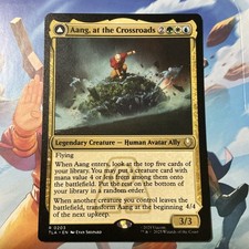 x1 Aang, at the Crossroads   Aang, Destined Savior TLA Avatar MTG 203 M/NM 1x