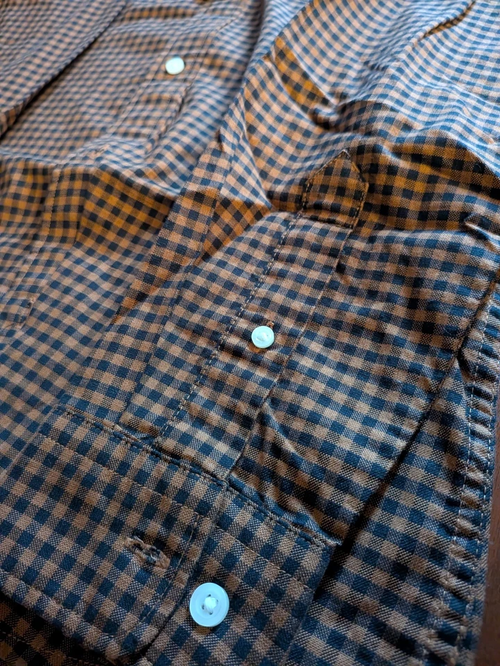 Jack & Jones Brook Oxford Long Sleeve Shirt Black Onyx Size Large NWT - Image 2 of 4