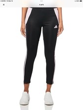 adidas Girls' Tiro 24 Training Pants Black/Clear Pink size Small