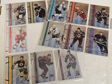 2002-03 Stadium Club Beam Team Near Complete Set 14 of 15 RARE NHL Hockey Cards