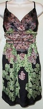 NEW Genuine IMAGINARY VOYAGE multi color flower junior dress, size S, L OR XL