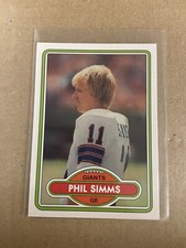 2012 Topps Rookie Reprint Card Phil Simms #225 New York Giants. rookie card picture