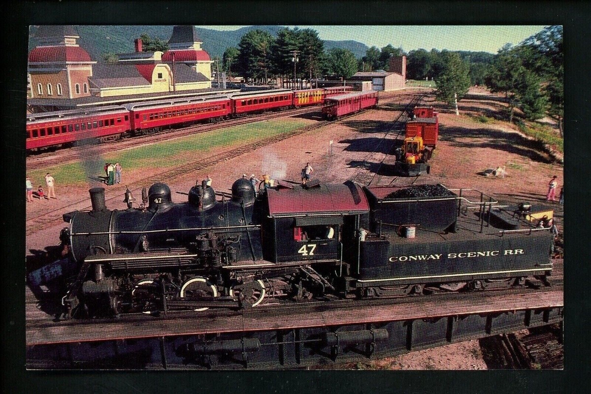 Train Railroad postcard Conway Scenic Railroad #47 North Conway NH