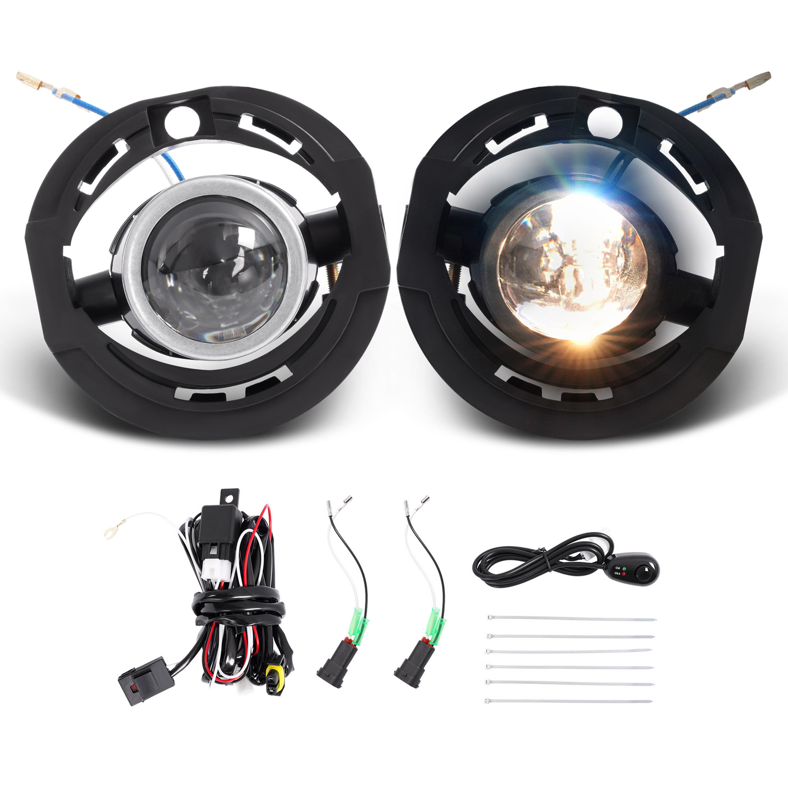 Front LH&RH LED Fog Lights For Chrysler 200 300 Pacifica Town & Country 2011-20