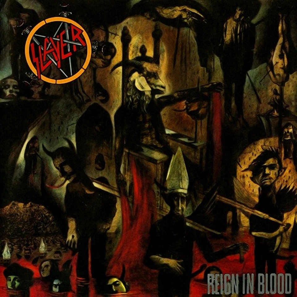 SLAYER Reign in Blood BANNER HUGE 4X4 Ft Fabric Poster Tapestry Flag album cover - Image 2 of 3