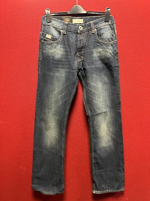 Firetrap Tokyo Bootcut Jeans Vintage Wash 30L TD041 LL 15
