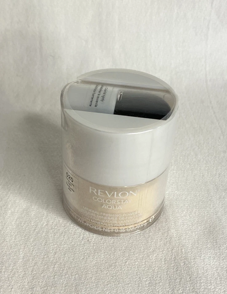 REVLON Colorstay Aqua Mineral FINISHING POWDER ~ TRANSLUCENT LIGHT #020 ~ SEALED - Image 3 of 3