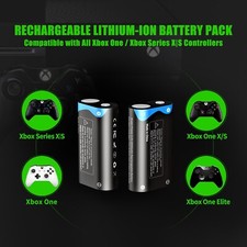 Lithium Ion Xbox Controller Battery Pack for Xbox One Series X/S with Charger