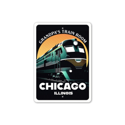 Custom Name Train Room Location Sign