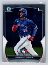2023 Bowman Chrome #BCP-110 Yhoangel Aponte  Toronto Blue Jays