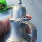 Nice antique / vintage pewter saucer container — photo 8