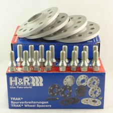 H&R Spurverbreiterung 40/40mm silber für Opel Agila Typ H-B Suzuki Swift