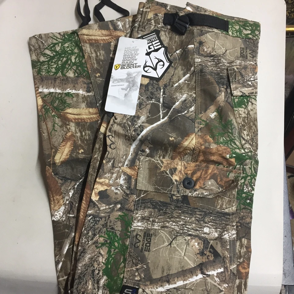 Scent Blocker Pants Real-Tree Edge Shield S3 Silver Antimicrobial 6 Pockets 3XL - Image 4 of 4