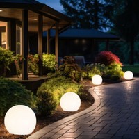 Solarleuchte Kugellampe Steckleuchte Led Erdspieß AußEnleuchte Garten 4Er Set