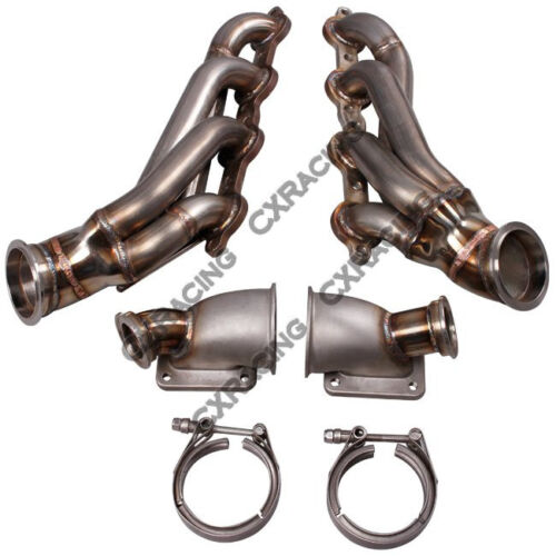 CX Twin Turbo Header Manifold Kit For G-Body LS1 LS Motor Cutlass Grand National - Picture 1 of 12