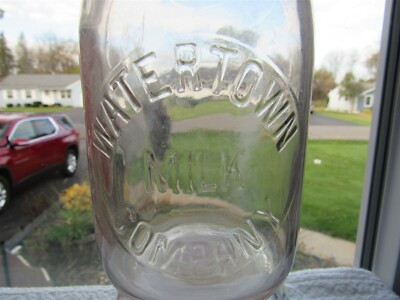 TREQ Milk Bottle Watertown Milk Company Dairy Farm Watertown NY JEFFERSON COUNTY