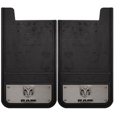 Plasticolor Ram Heavy Duty Rear 12 X 23 Mud Guards, 12" x 23" Rear Mud Guards