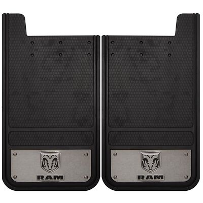 Plasticolor Ram Heavy Duty Rear 12 X 23 Mud Guards, 12'' x 23'' Rear Mud Guards 