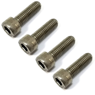 4 Nickel M8x35 Wheel Center Hub Cap Screws For KMC XD Series XD775 Rockstar Wheels - American Racing