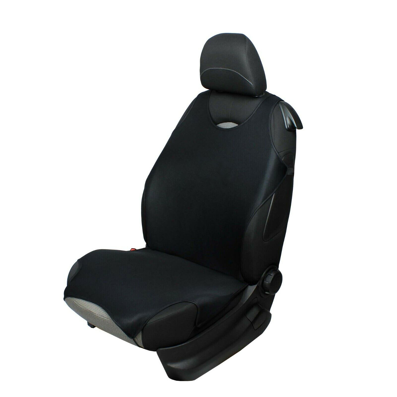 2 Black Front Car Seat Covers for Kia CEE'D CEED Picanto Rio Venga Niro