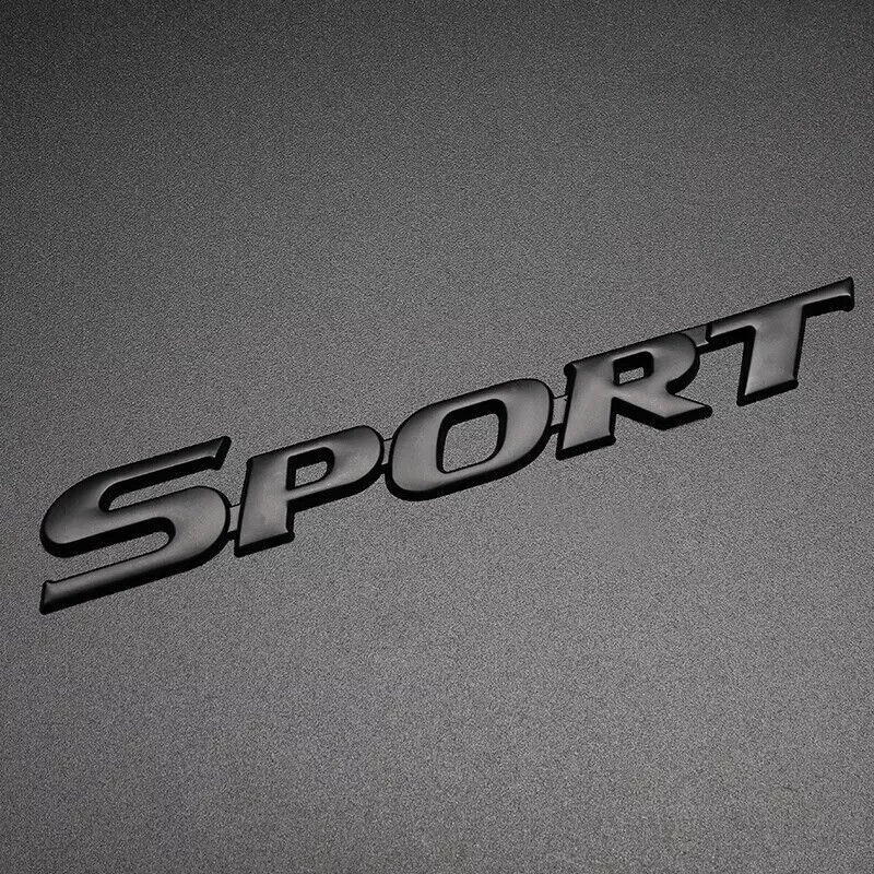 2x Accesorios Exterior Coche Metal 3D Deportivo Emblema Insignia Calcomanía Adhesiva Universal Foto 3 de 4