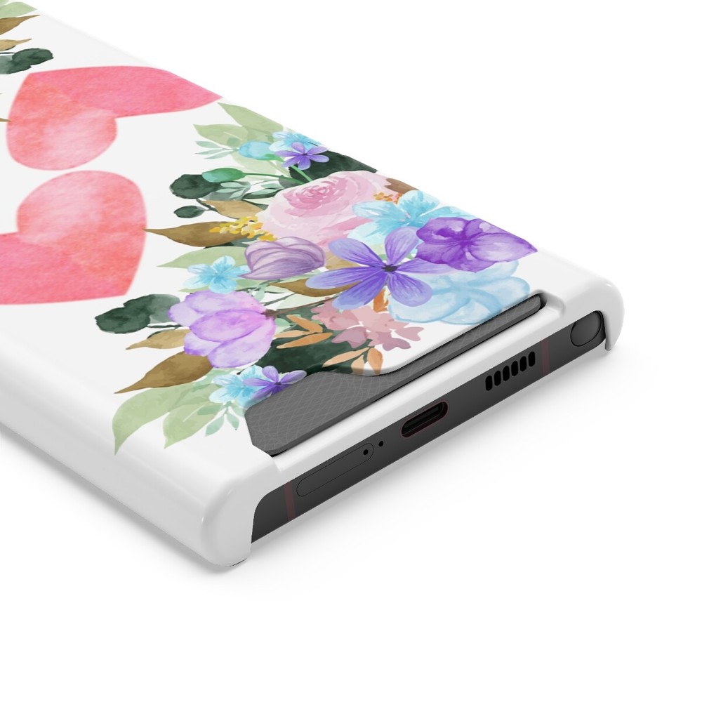 Stylish S22 Ultra Phone Case with Card Holder and Gift Packaging