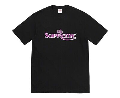 Supreme Crown Tee Black Size XXL SS23 BRAND NEW SEALED Pink Supreme Crown Tee Black Size XXL SS23 BRAND NEW SEALED Pink