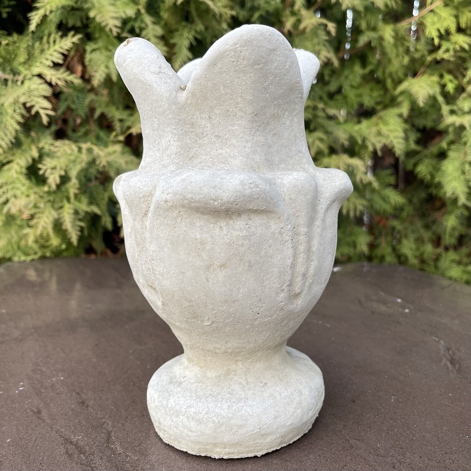 Concrete Water Fountain Top 8" Outdoor Cement Topper Spout Replacement