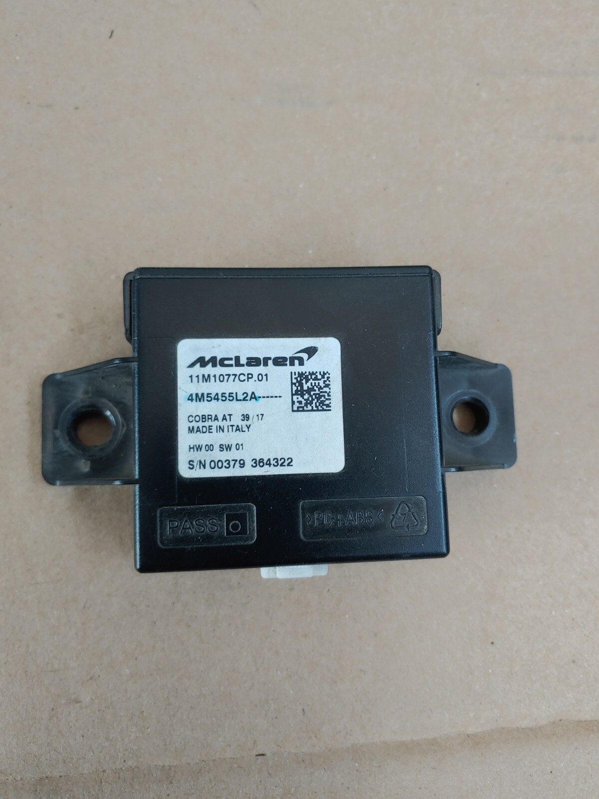 McLaren 720S 720 2018 17 19 20 Alarm Sensor Body Chassis Control Module