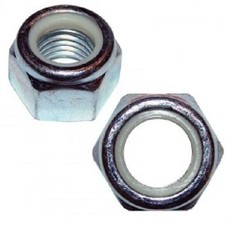 7/16-20 Nylon Insert Lock Nut Zinc Plated Finish Nut (20 pc) 7/16" NyLock Nut