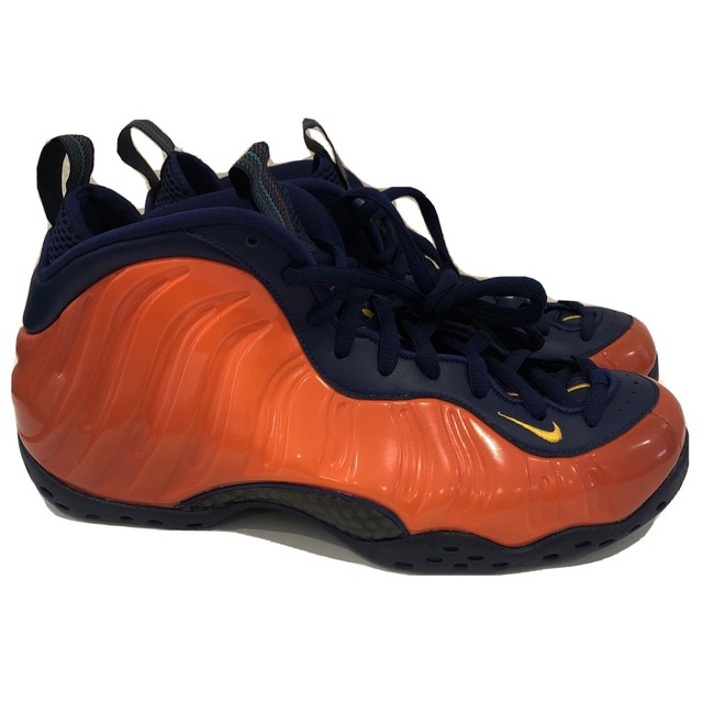 foamposite blue gold orange