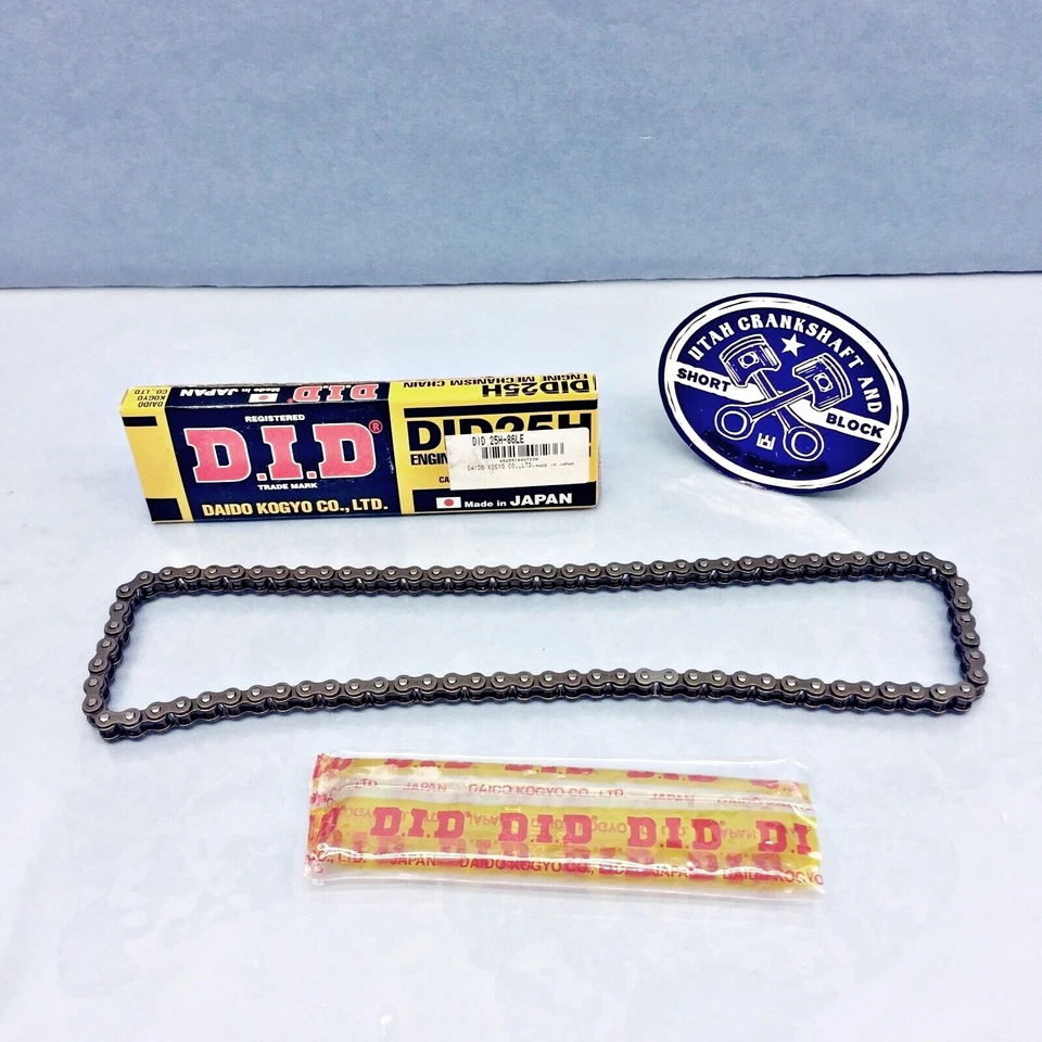 Cadena de levas del árbol de levas D.I.D 1965-1979 Honda CT90 SL90 XR75 XL75 Cub CM91 Trail  Foto 3 de 4