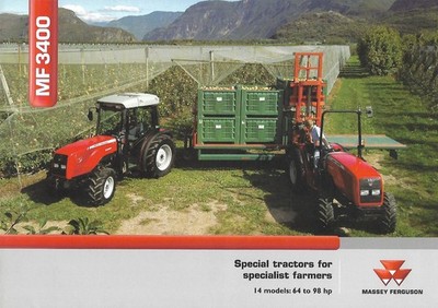 Farm Tractor Brochure - Massey Ferguson - MF 3425 et al 3400 series 2003 (F9361)