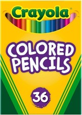 2 PACK Crayola Colored Pencils 36ct , Kids Pencil Set, Pre-Sharpened.