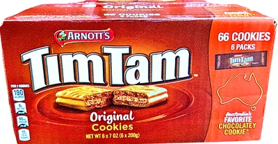 ARNOTT 'S Arnott's Tim Tam Original Chocolate Cookies 6 x 7 oz EXP 10/2026