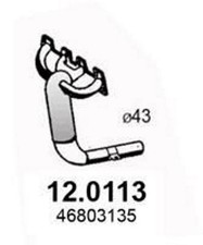 ASSO Katalysator Kat für FIAT PANDA (169) Seicento / 600 Schrägheck (187) Euro 4