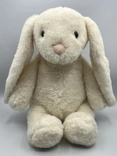 Rare Animal Adventure White Bunny Rabbit Plush Floppy Ear 14" Stuffed Animal