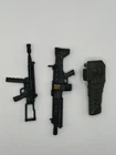 GIJoe Classified Series Stalker Guns & Backpack Lot Fodder 1/12 Scale