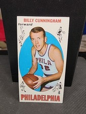 1969 Topps #40 Billy Cunningham Philadelphia 76ers Rookie Basketball Card EX+. rookie card picture