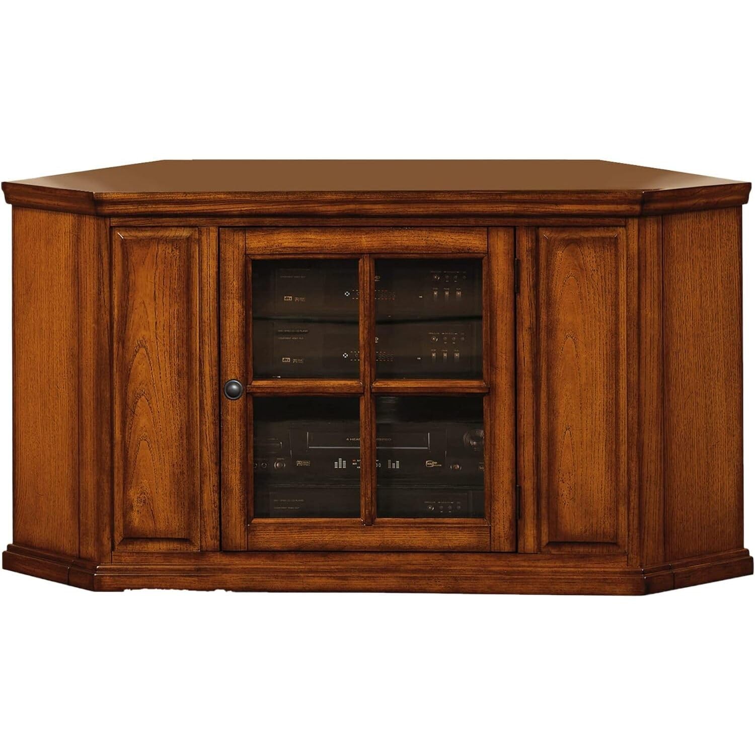 In Burnished Oak Finish