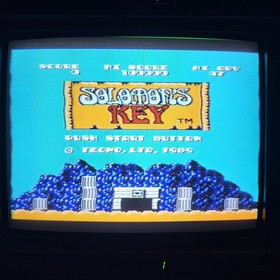 Solomon's Key - Cartucho Nintendo NES - PAL B EEC