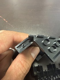 6x Genuine LEGO Castle Black Panel Corner Wall 2345 + 6055 6072 (6054 6077 6085)