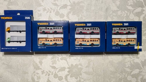 129-20 TOMIX 3501 Mitsubishi Fuso Bus juego de 2 coches x 3 cajas, 3506... | Condition: Usado