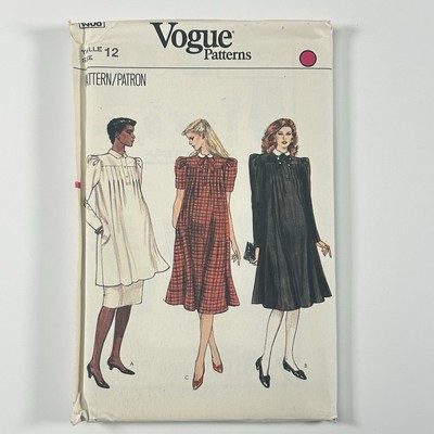 Vogue Muster 8408 locker sitzendes Umstandskleid Tunika & Rock U/C FF Größe 12