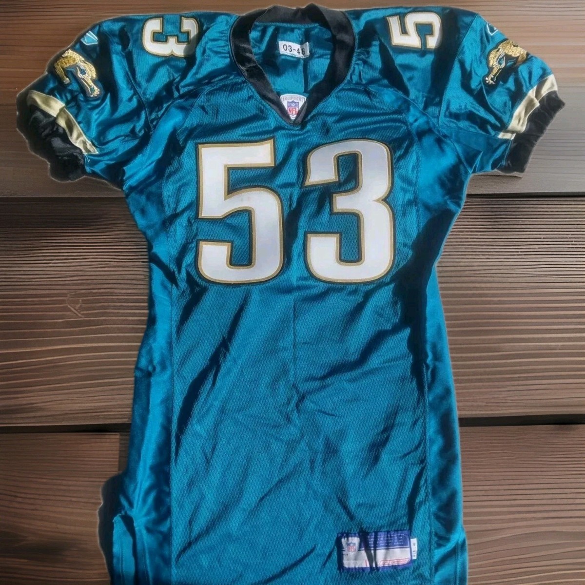 2003 NFL Game Issued Reebok Jacksonville Jaguars Hakim Akbar