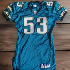 2003 NFL Game Issued Reebok Jacksonville Jaguars Hakim Akbar Jersey