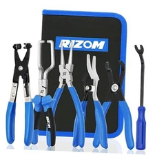  6-Piece Fuel Line Pliers Set, Hose Clamp Pliers, Hose Removal Pliers, 30 